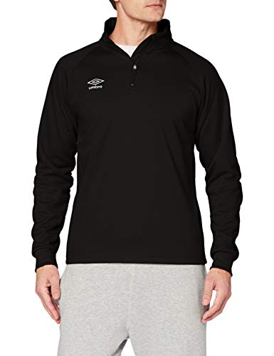 UMBRO Glory Sudadera, Hombre, Negro, M