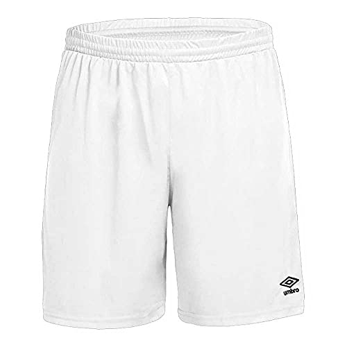 UMBRO King Jnr Pantalones de Fútbol, Niños, Blanco (Blanco 100), 110-122 cm