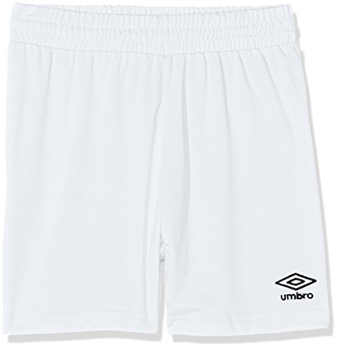 UMBRO King Jnr Pantalones de Fútbol, Niños, Blanco (Blanco 100), 110-122 cm