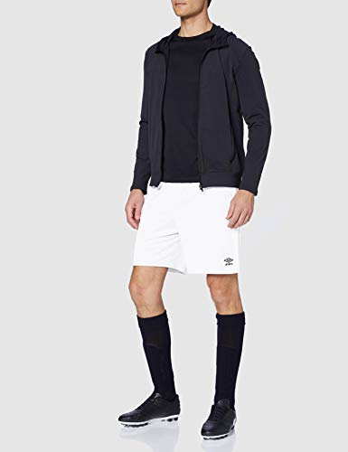 UMBRO King Pantalón de fútbol, Hombre, Blanco, M