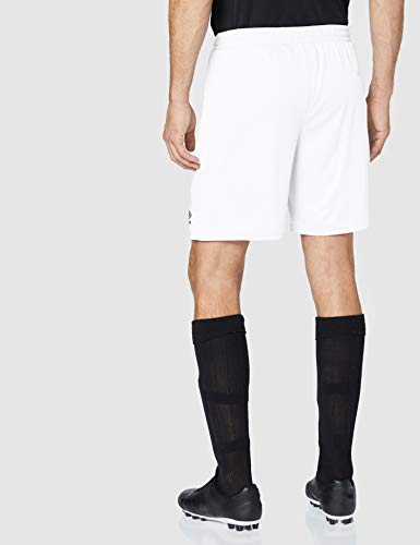 UMBRO King Pantalón de fútbol, Hombre, Blanco, M