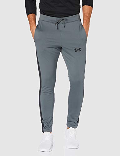 Under Armour EMEA Track Suit, chándal hombre, Negro (Pitch Gray / Black), M