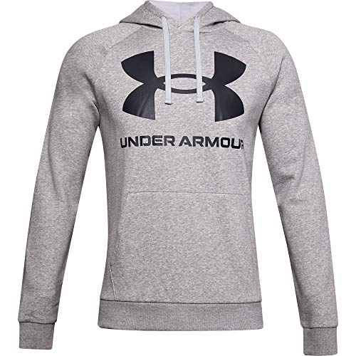 Under Armour Rival Fleece Big Logo HD, Sudadera Hombre, Negro (Black / Onyx White), M