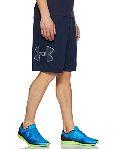 Under Armour Tech Graphic Short, Pantalón corto Hombre, Azul (Academy / Steel) , L