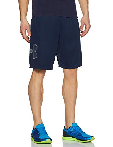 Under Armour Tech Graphic Short, Pantalón corto Hombre, Azul (Academy / Steel) , L