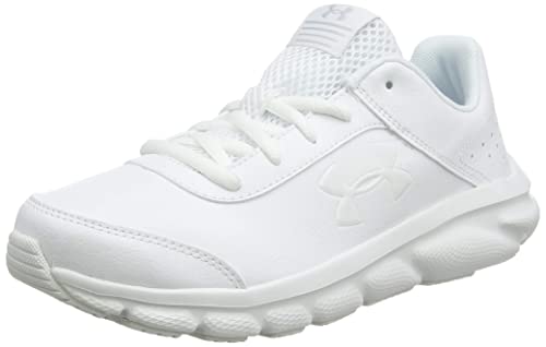 Under Armour UA GS Assert 8 UFM SYN Zapatillas de Running para Unisex Niños, Blanco (White / White / White), 39 EU