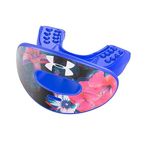 Under Armour Unisex's UA1349917-400 - Protector bucal, color azul floral, adulto