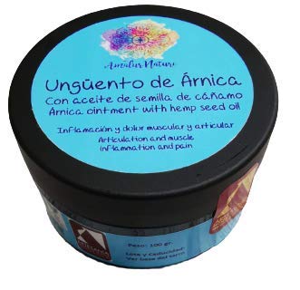 Ungüento de árnica - Dolor e inflamación muscular y articular - 100% natural y artesanal - 100 ml - Amalur Nature