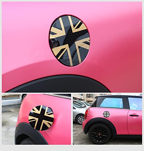 Union Jack UK Flag G Accesorios de decoración Funda compatible con Mini Cooper F55 Hardtop (decoración de la puerta del tanque de combustible 1.6T)