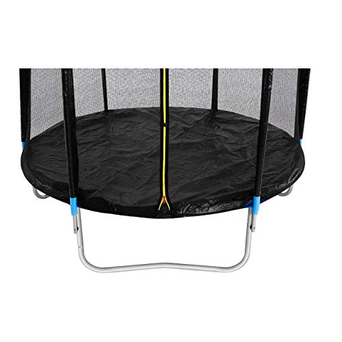 Uniprodo Cama Elástica Trampolín para Exterior Uni_Trampoline_04 (con Red De Protección, Estructura De Acero Galvanizado, hasta 100 kg, Ø 240 cm)