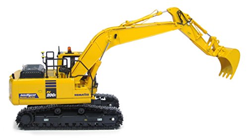 Universal Hobbies - UH 8107 - Excavadora - Komatsu Pc200I-10 - Control de la máquina Inteligente - Escala 1/50 - Amarillo