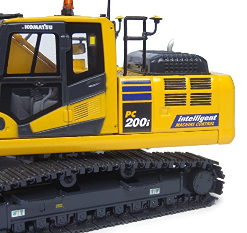 Universal Hobbies - UH 8107 - Excavadora - Komatsu Pc200I-10 - Control de la máquina Inteligente - Escala 1/50 - Amarillo