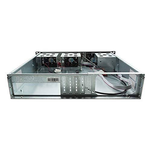 Unykach Caja Rack 2129 19" 2U - Silver/Black 1*USB 3.0 + 1*USB 2.0