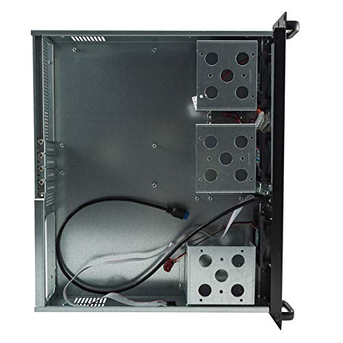 Unykach Caja Rack 2129 19" 2U - Silver/Black 1*USB 3.0 + 1*USB 2.0