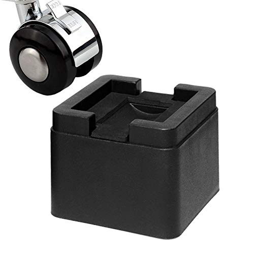 Uping Elevador Muebles Alza Mueble Elevadores Camas Mesas, Aumente Altura en 7,4cm o 14,8 cm (Negro)