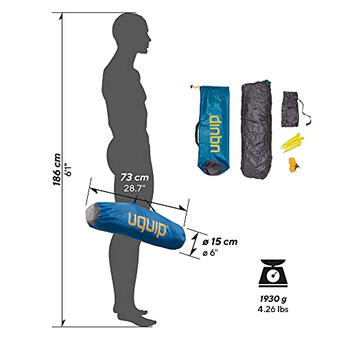 Uquip XL Buzzy - Carpa de Playa con protección Solar UV 50+ - para Toda la Familia