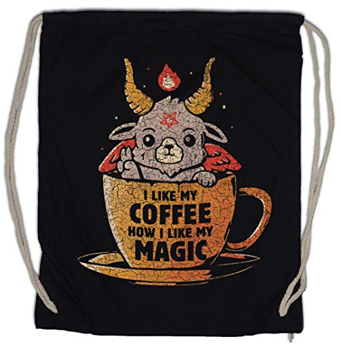 Urban Backwoods Magic Coffee Bolsa de Cuerdas con Cordón Gimnasio