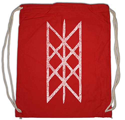 Urban Backwoods Web of Wyrd Symbol Bolsa de Cuerdas con Cordón Gimnasio