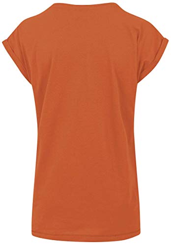 Urban Classics Ladies Extended Shoulders tee Camiseta, Naranja (Rust Orange), XXL para Mujer