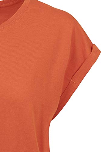 Urban Classics Ladies Extended Shoulders tee Camiseta, Naranja (Rust Orange), XXL para Mujer