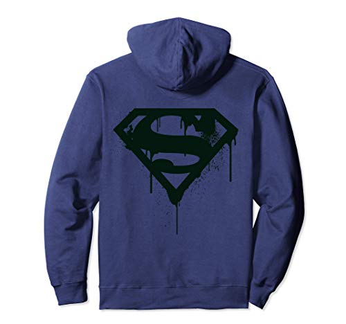 US DC Superman + Logo Doomsday Graff Sudadera con Capucha