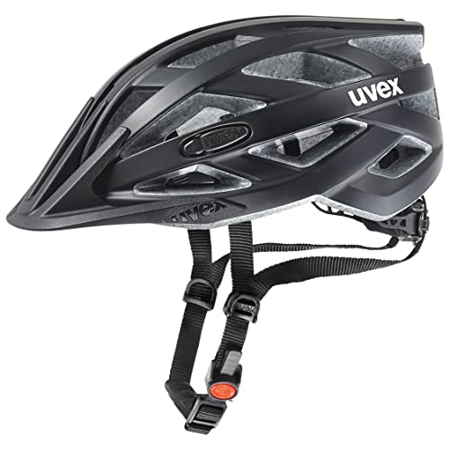 Uvex I-Vo CC Casco de Ciclismo, Unisex Adulto, Black Mat, 56-60 cm