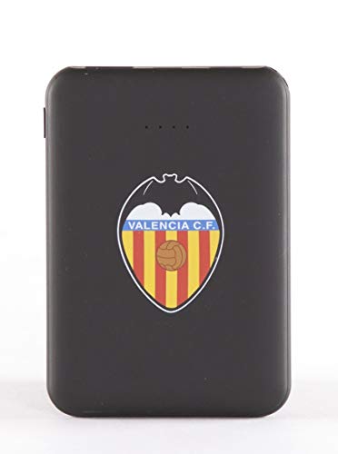 VALENCIA C.F Club de Fútbol-Power Bank- Bateria Externa para móvil. Producto oficial Sevilla FC 5.000 mAh. Entrada Tipo C y Micro USB. Salida USB. Tamaño pequeño y ligero