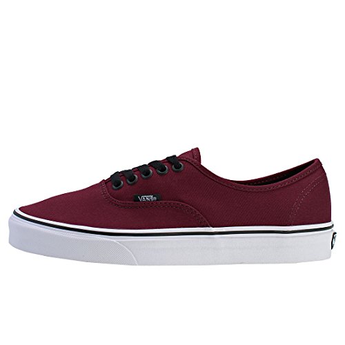 Vans Authentic Zapatillas de Tela, Unisex, Borgoña (port royale/black), 41