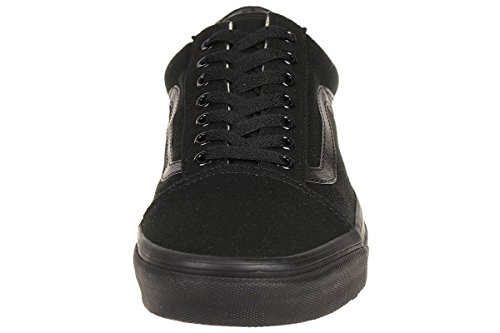 Vans Old Skool, Zapatillas de lona unisex, Negro (Black/Black Canvas), 39 EU