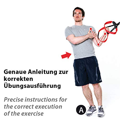 Variosling® Cartas de Entrenamiento en Suspensión con 54 Ejercicios | Plan/Rutina/instrucción del Entrenamiento Funcional/Muscular | Juego de Naipes para Entrenamientos en Grupo