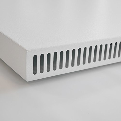 VASNER Konvi - calefacción infrarroja híbrida, Calefactor eléctrica con convección, con termostato, 600-1200 W, Blanco (600 W)