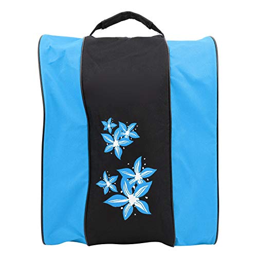 Vbest life Bolsa para Patines, Mochila de Nailon para Patines en línea de 3 Capas para niños y Adultos(Azul)