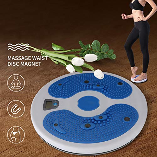 Vbest life Disco Giratorio para Cintura, Placa magnética para Masaje en la Cintura, Equipo de Fitness electrónico para conteo de calorías