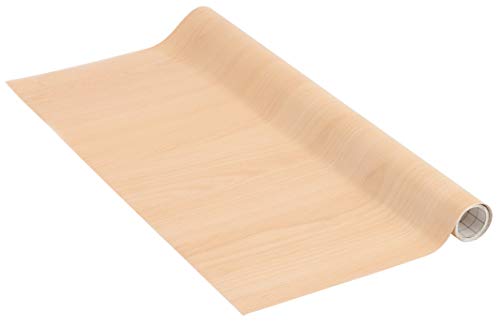 Venilia Klebefolie adhesiva Madera de haya decorativa, muebles, papel pintado, lámina autoadhesiva, PVC, sin ftalatos, 1,5m, 54739, 45 cm x 1,5 m