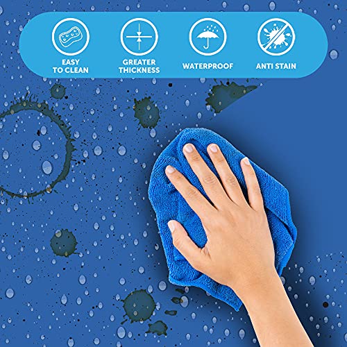 Venilia Klebefolie Unimatt petrolblau 45 cm x 200 cm Adhesiva Uni Matt Azul petróleo Decorativa Lámina para Muebles Papel Pintado Autoadhesivo, sin ftalatos, 45 cm x 2 m, 53300, Vinilo, 9