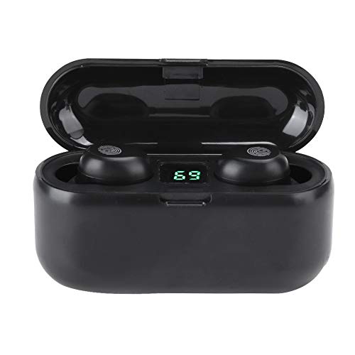 【Venta del día de la Madre】 AMONIDA Auriculares con subwoofer Mini Surge, Auriculares inalámbricos Verdaderos con Sonido HiFi, para Entrenamientos Deportivos, Correr, Gimnasio, Trabajo, hogar