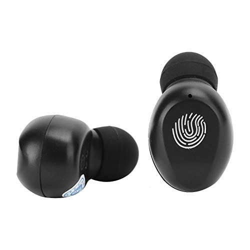 【Venta del día de la Madre】 AMONIDA Auriculares con subwoofer Mini Surge, Auriculares inalámbricos Verdaderos con Sonido HiFi, para Entrenamientos Deportivos, Correr, Gimnasio, Trabajo, hogar