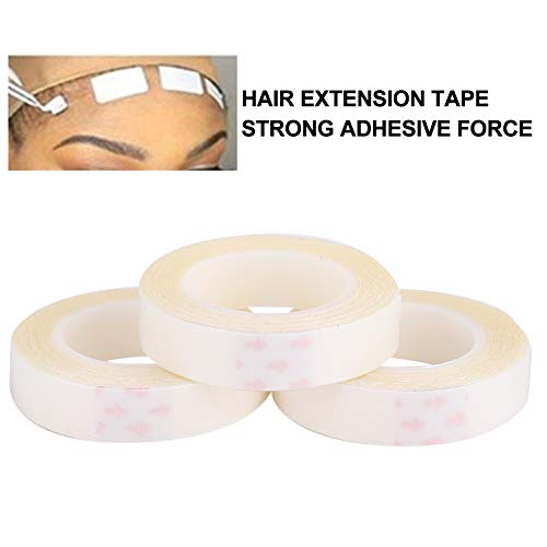 【Venta del día de la madre】Cintas adhesivas de doble cara de 3 piezas para extensiones de cabello Soporte frontal de encaje Pelucas de tupé 300 cm x 1 cm Cinta adhesiva de extensión de cabello Ci