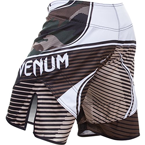 VENUM Camo Hero Pantalones Cortos de Entrenamiento, Hombre, Verde/marrón, S