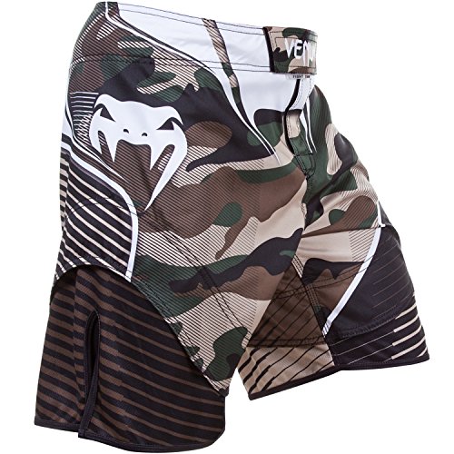 VENUM Camo Hero Pantalones Cortos de Entrenamiento, Hombre, Verde/marrón, S