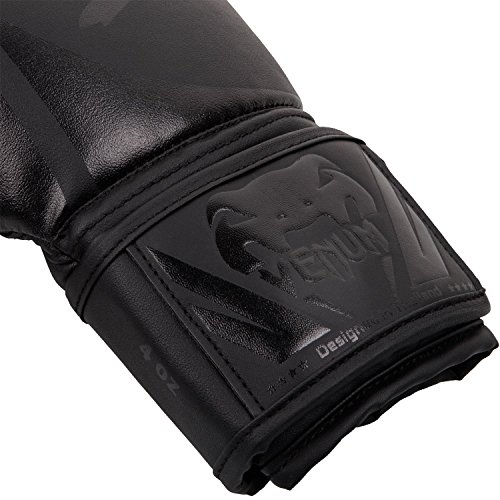 VENUM Challenger 2.0 Kids Guantes de Boxeo, Unisex-Youth, Negro/Negro, 8-Ounce