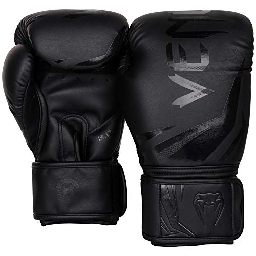 Venum Challenger 3.0 Guantes de Boxeo, Unisex Adulto, Negro, 14 Oz