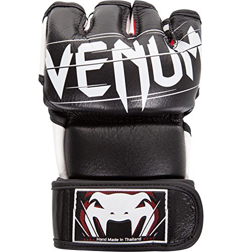 VENUM Undisputed 2.0 Guantes de MMA, Unisex Adulto, Negro, M