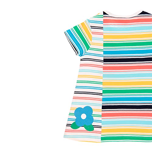 Vestido Niña Verano - Vestido Manga Corta – Bebe Niña- 100% algodón- Ropa de Vestir para Bebe Niña - Ropa de Regalo – para niñas de 12 Meses a 4 años