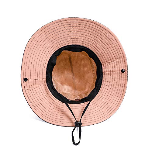 VICSPORT Sombrero de Sol para Mujer Gorro de ala Ancha de Malla Sombreros de Pesca al Aire Libre Protección UV