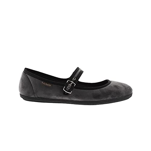 victoria Ballet VICTORIA ODA Bailarina Terciopelo 104913-WOMEN para Mujer Gris 39