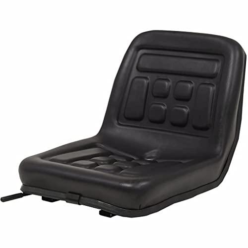 vidaXL Asiento de Tractor Universal Negro Maquinaria Casa y Jardín Jardinería