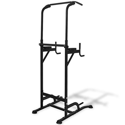 vidaXL Máquina Musculación Fitness Ajustable 182-235 cm Negro Banco Ejercicios