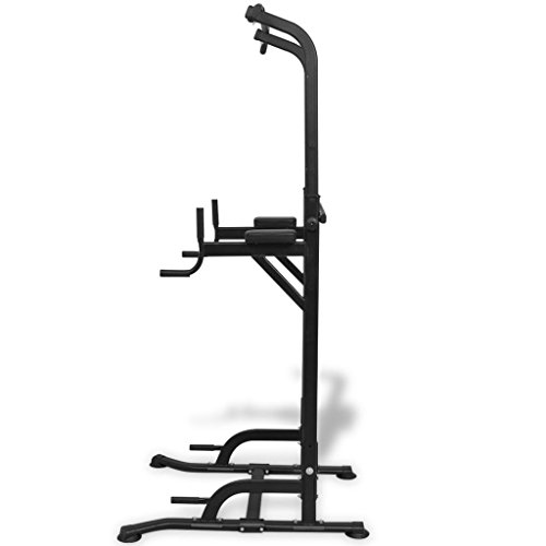 vidaXL Máquina Musculación Fitness Ajustable 182-235 cm Negro Banco Ejercicios