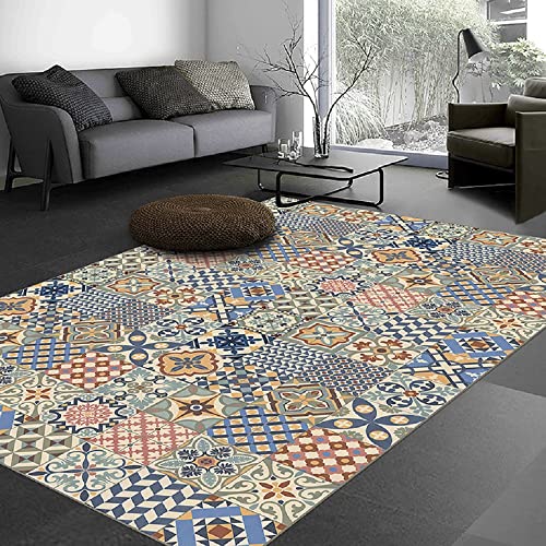 Vilber Toledo DU 01 52X120 Alfombra, Vinilo, Multicolor-01, 52 x 120 x 0.22 cm